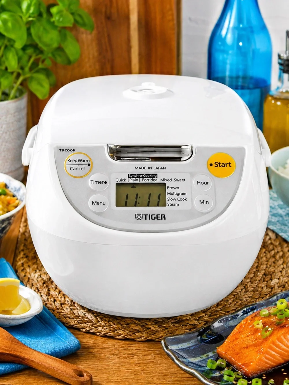 Tiger JBV-G10U 5.5 Cup Micom Rice Cooker Tacook Made in Japan